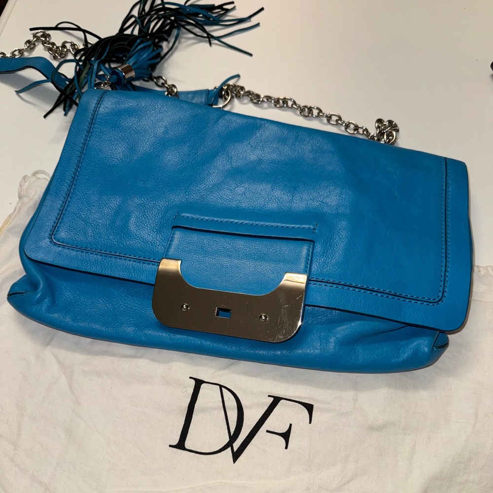 DVF blue bag